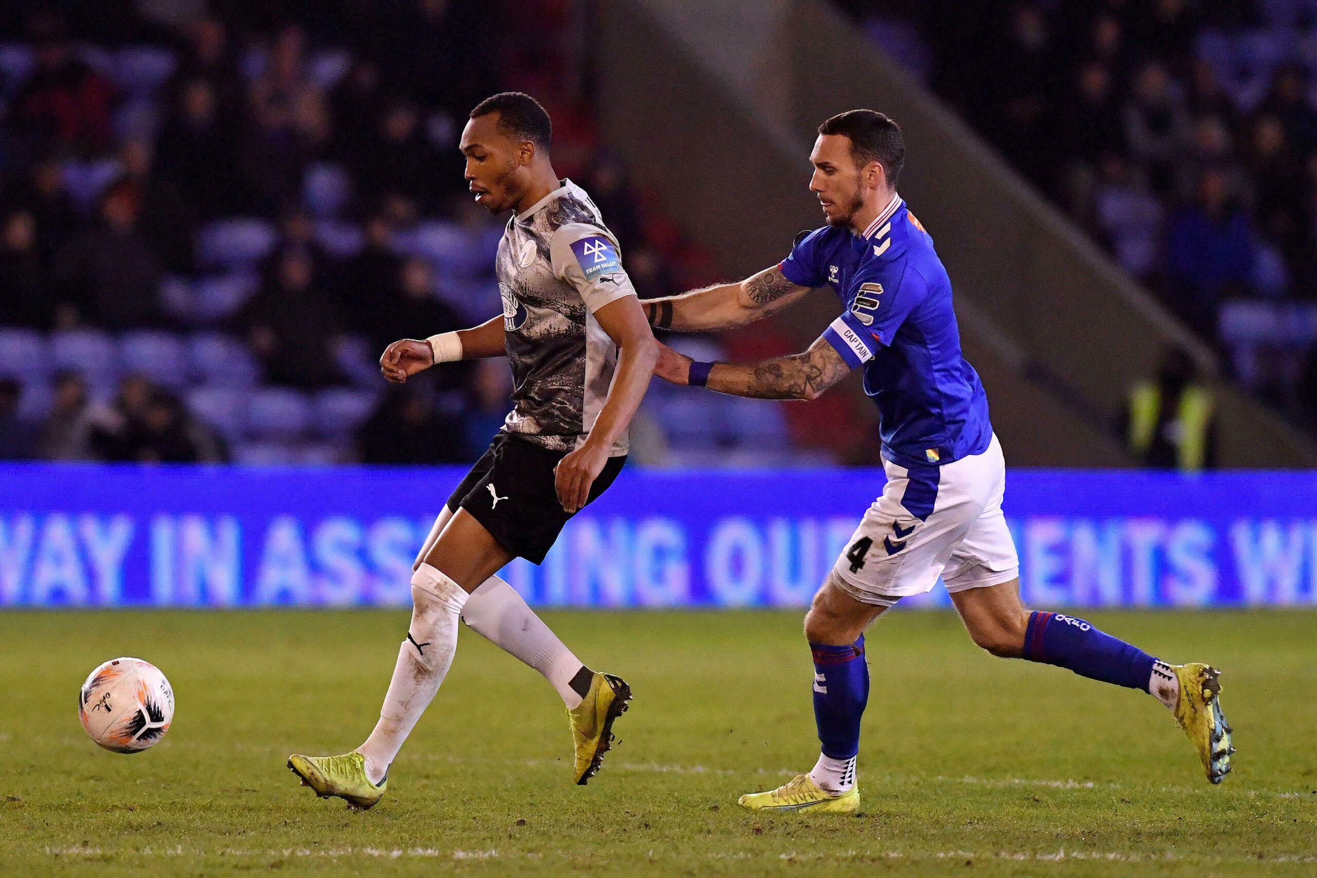 during the Vanarama National League match between Oldham Athletic